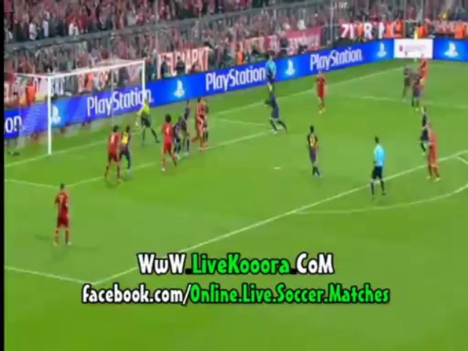 الهدف الاول لبايرن ميونخ فى برشلونه