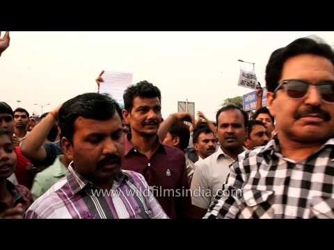 Delhi: Child rape protest locks down the heart of the city