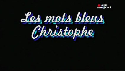 Karaoke  - Les mots bleus - Christophe