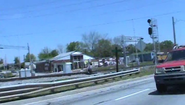 Union Pacific stack train through Austell Ga. into Whitaker Yard.