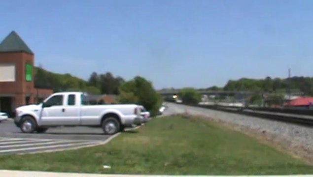 Norfolk Southern autorack train northwest through Austell Ga.