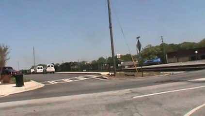 Norfolk Southern stack train through Austell Ga. into Whitaker Yard.
