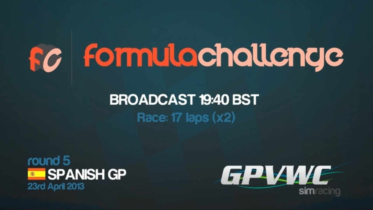 GPVWC - Formula Challenge 2013 : Round 5