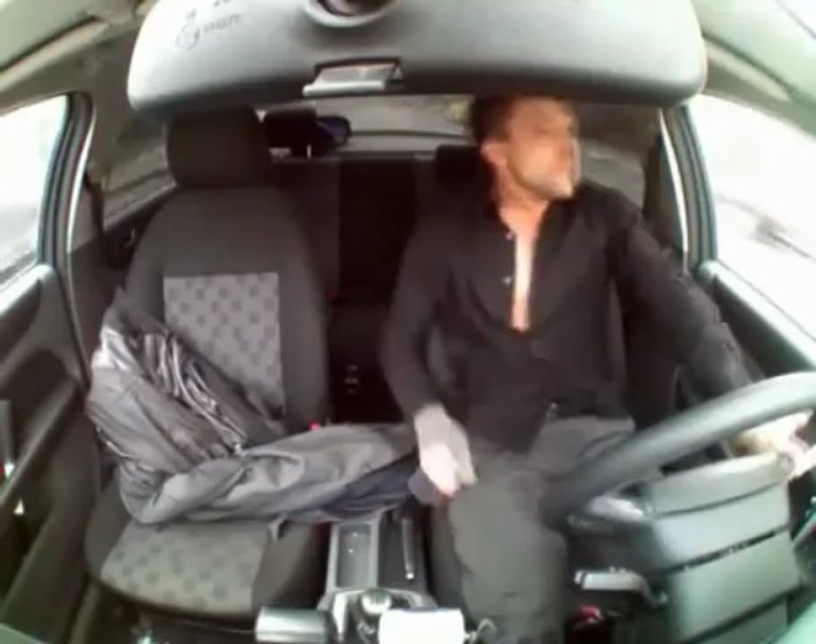 Наркоман угнал машину ГИБДД. запись с регистратора. ДТП