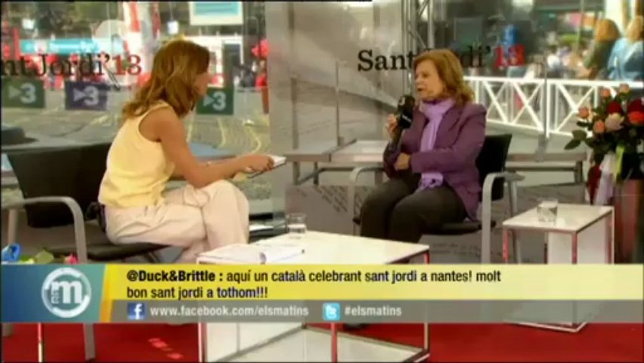 TV3 - Els Matins - L'esmorzar d'escriptors. I "Temps d'innocència", la novel·la de Carme Riera