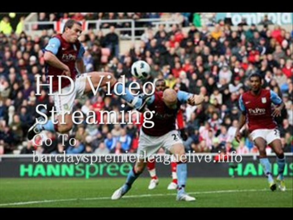 Aston Villa vs Sunderland Barclays PL