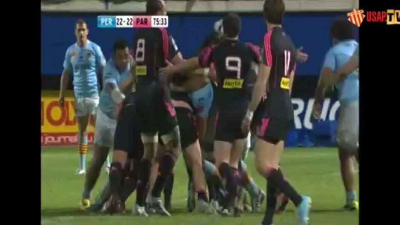 1/2 de finale d'Amlin Cup : USAP vs Paris