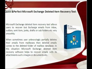 Microsoft Exchange Deleted Item Recovery