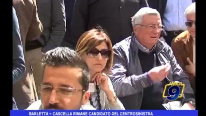 Barletta - Cascella rimane candidato del centrosinistra