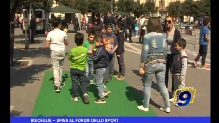 Bisceglie | Spina al forum dello sport