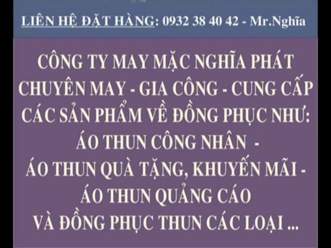 CHUYÊN MAY ÁO THUN COTTON, ÁO THUN CÁ SẤU 0932384042 MR.NGHĨA