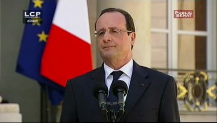 Déclaration de François Hollande sur le mariage pour tous