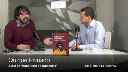 Quique Peinado, autor de 'Futbolistas de izquierdas'. 23-4-2013