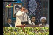‫صحبت های جنجالی احمدی نژاد در خوزستان‬