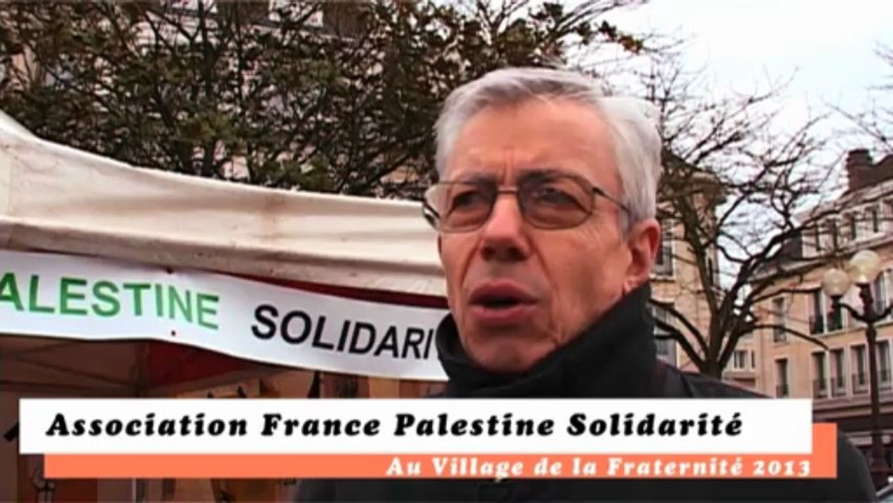 L'association France Palestine Solidarité au VIllage de la Fraternité 2013