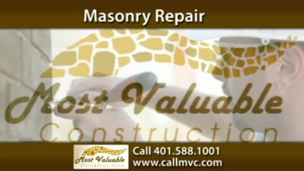 Masonry Repair Cranston, RI - Call 401.588.1001