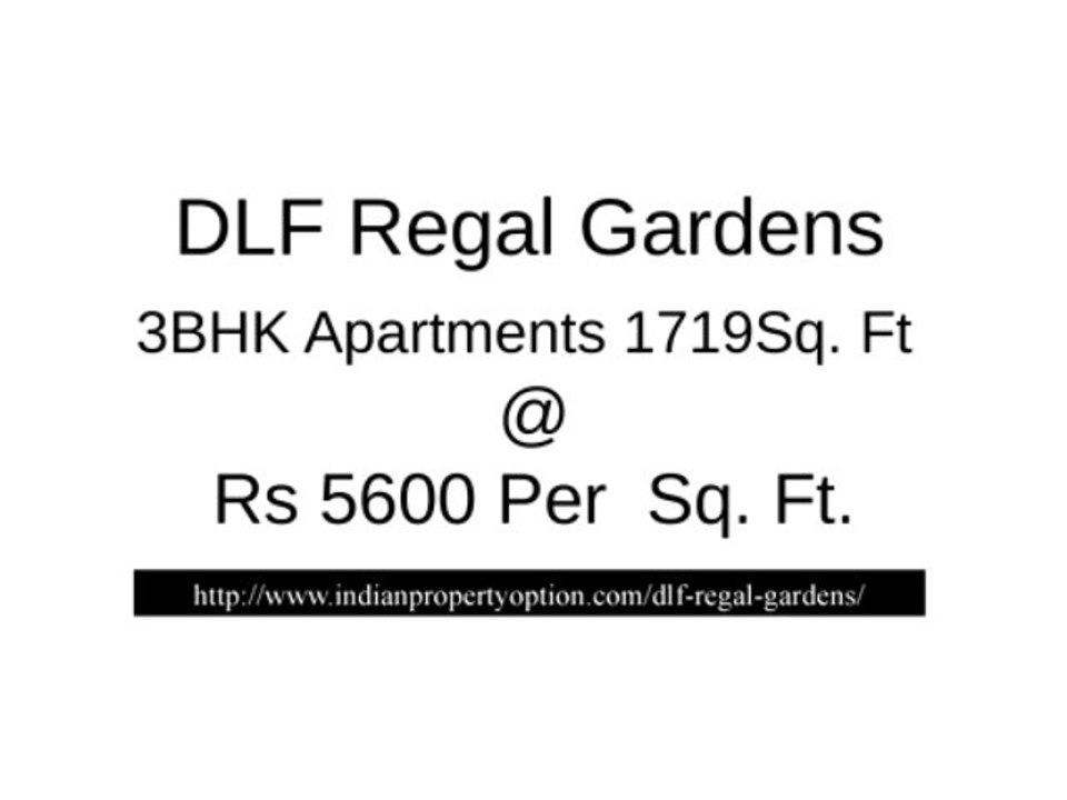 DLF Regal Gardens Sec 90 Call 9650268727
