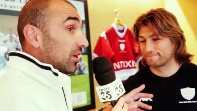 Racing Métro 92 : Jérome Alonzo rencontre D. Szarzewski