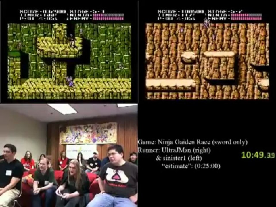 Ninja Gaiden Speed Run Race, Sword only (17 25)