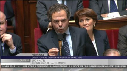 "Mur des cons" : Luc Chatel pose la question à Christiane Taubira