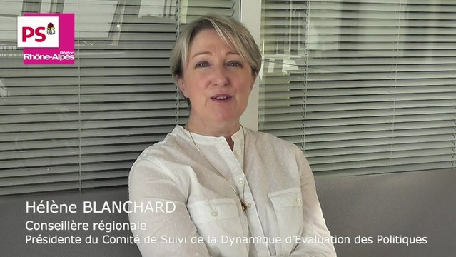 Rhône-Alpes évalue ses politiques - Hélène BLANCHARD
