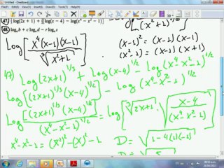 Propiedades y leyes de los logaritmos