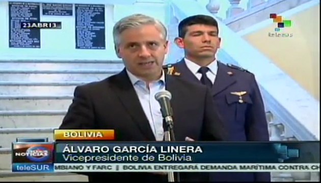 García Linera se pronuncia por demanda ante La Haya