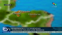 Sismos en Honduras dejan 4 heridos y 14 viviendas dañadas
