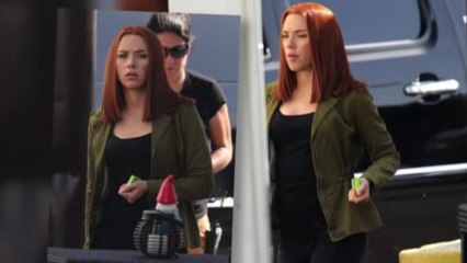 Scarlett Johansson est mince sur le plateau de Captain America