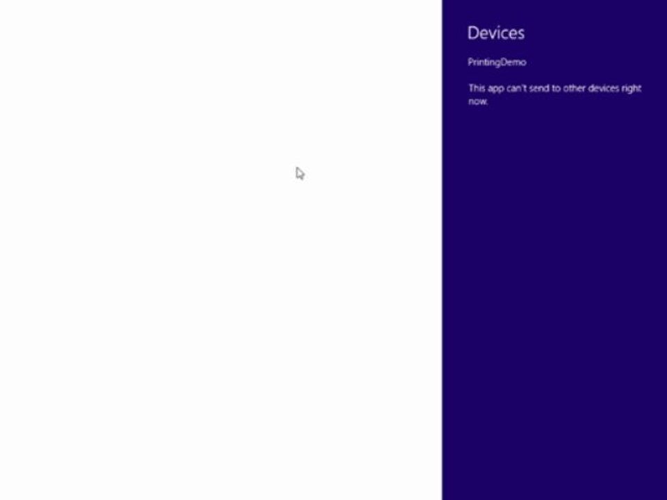 Trailer for Windows 8 Using XAML tutorial: "Printing and Charms"