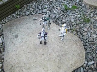 Montage photos figurines star wars