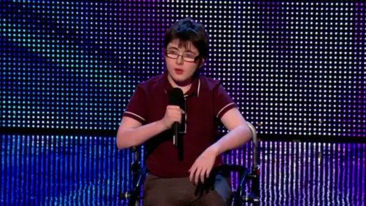 Jack Carroll with his own comedy style - Week 1 Auditions 
