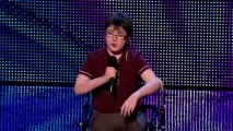 Jack Carroll with his own comedy style - Week 1 Auditions  Britain's Got Talent 2013