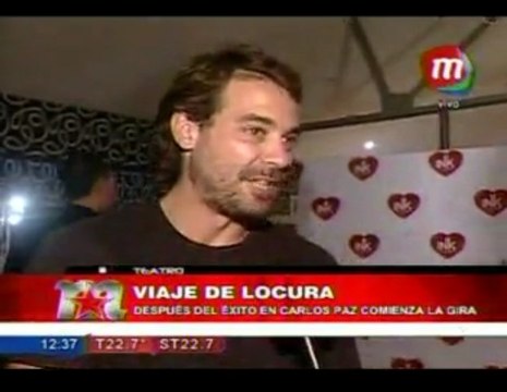 Pedro nota en MShow y elenco sobre la gira - 24 de Abril