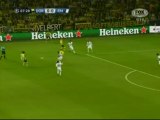 Gol de Lewandoski (1-0). Borussia Dortmund - Real Madrid. Champions League 2013