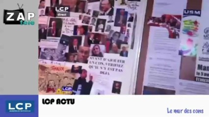 Zapping du 25 Avril 2013 - Pas d'amnistie sociale, le mur des cons