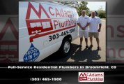 Plumbers Broomfield CO - McAdams Plumbing