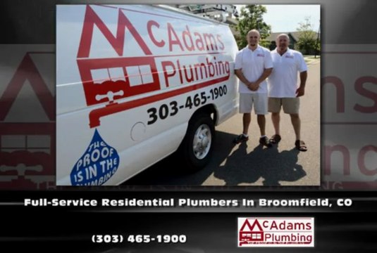 Plumbers Broomfield CO - McAdams Plumbing