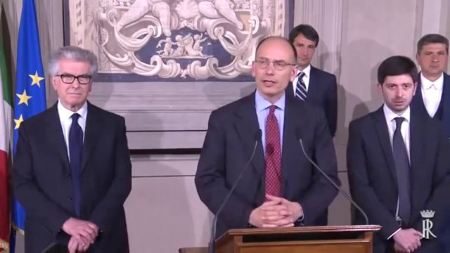 Roma - Gruppi del Senato e Camera del PD al termine delle consultazioni al Quirinale (23.04.13)