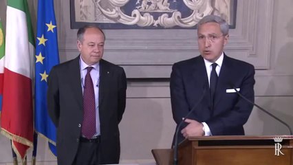 Roma - Gruppo Grandi Autonomie e Libertà al termine delle consultazioni al Quirinale  (23.04.13)