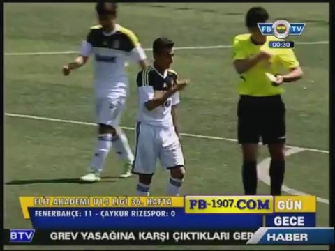 Fenerbahçe 11-0 Çaykur Rizespor (U14) Maçın Özeti FB TV