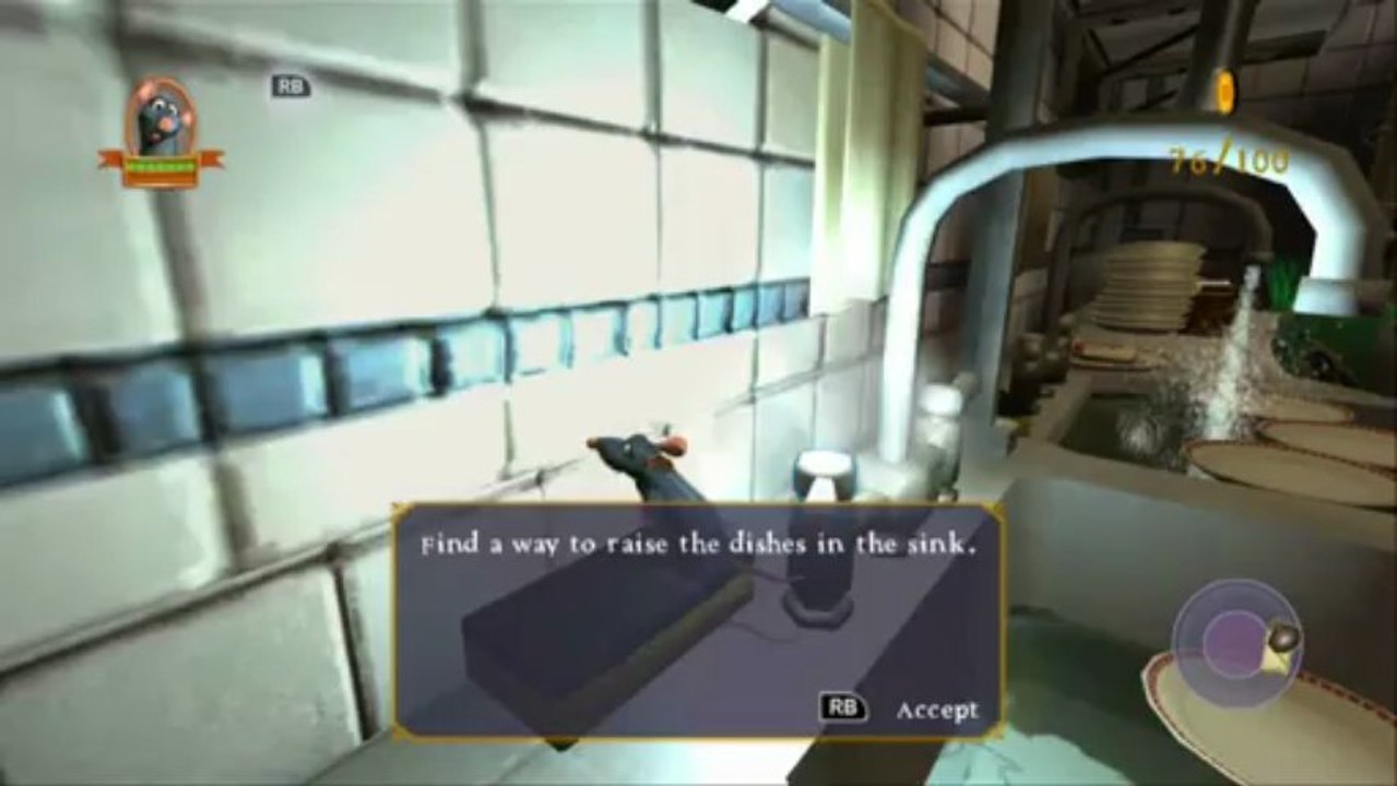 Ratatouille : The Movie - Game (PS3, Xbox 360) Walkthrough Part 12