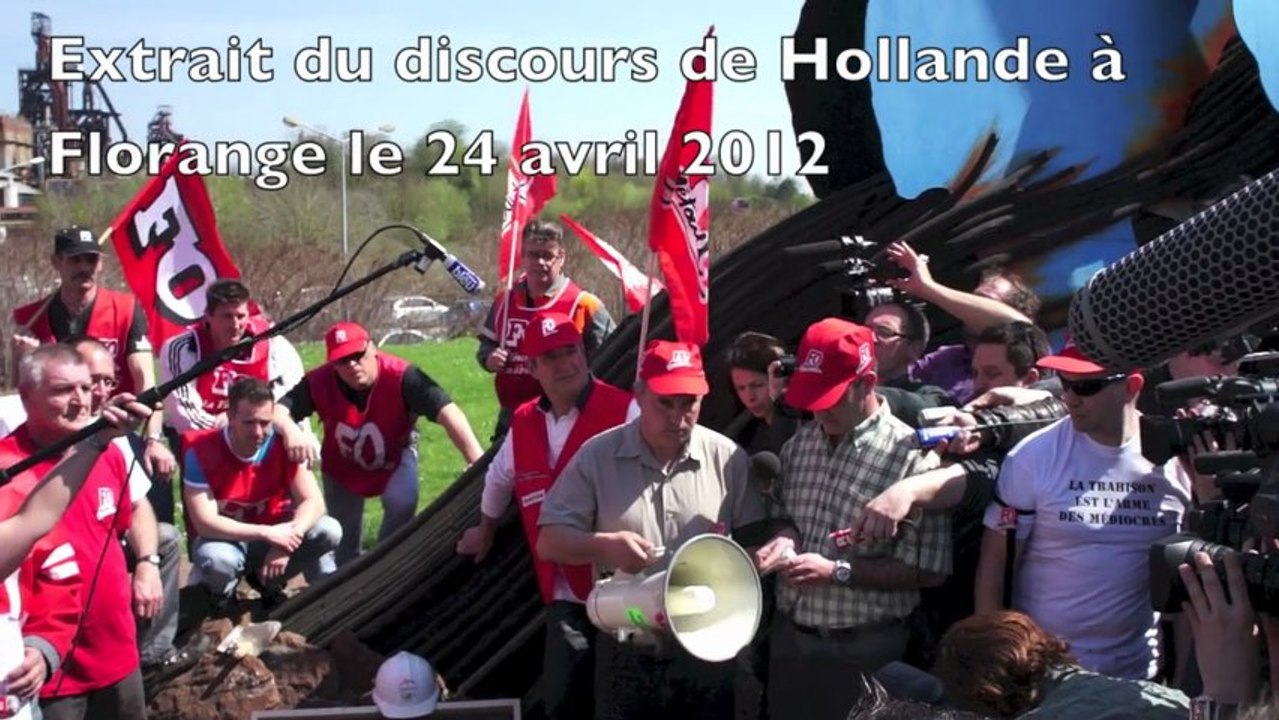 Florange: une stèle pour la "trahison" de François Hollande - ArcelorMittal