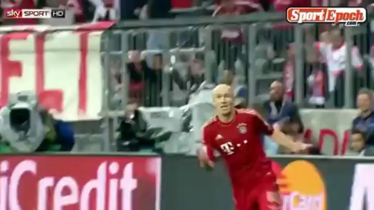 [www.sportepoch.com]Champions League - Muller ball Robben broke Bayern disputes ball 4-0 Kuangtu to Barcelona