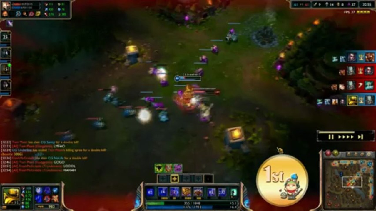 LoL Moments - Top 3 Fails ! - League of Legends - S5 #63