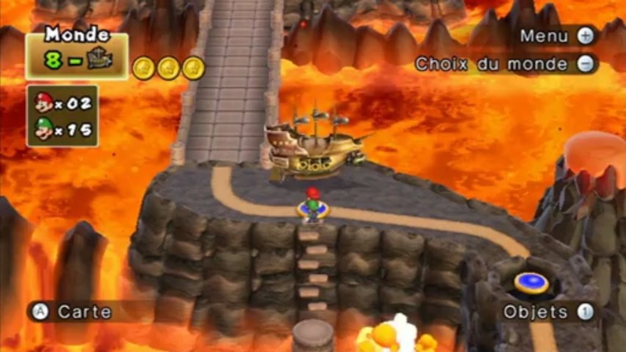 New Super Mario Bros. Wii - Monde 8 : Niveau 8-7 - Vidéo Dailymotion