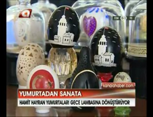 Yumurta ile harikalar meydana getirdi!