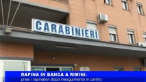 Rapina in banca a Rimini: presi i rapinatori dopo inseguimento in centro