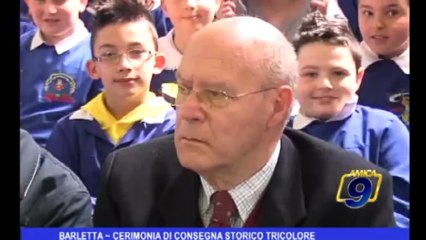 Barletta | Cerimonia di consegna storico tricolore