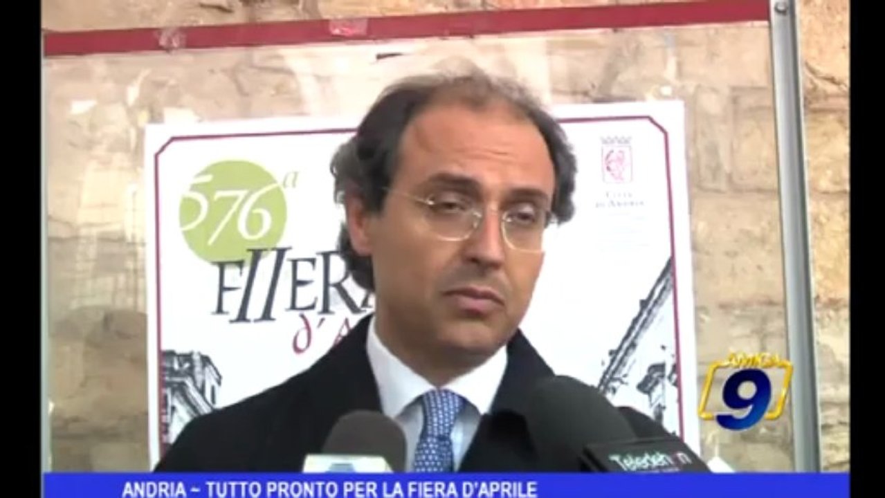 Andria | Tutto pronto per la fiera d'Aprile